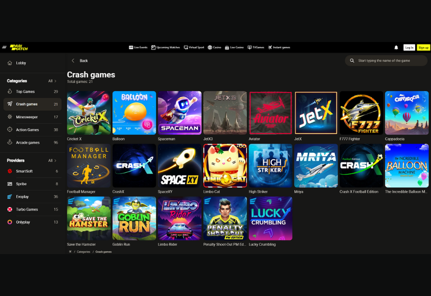 Crash Games